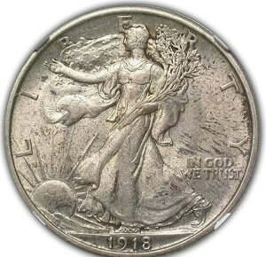 1918N EH[LOEoeB n[t_[ NGC MS 62 yDF̐Hp