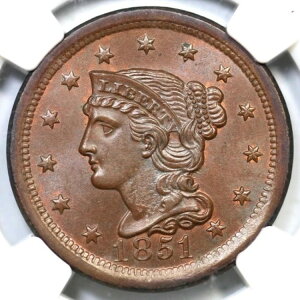 1851 N-15 R-4 NGC MS 65 BN ҂ݍ݃wA [WZgRC 1Zg