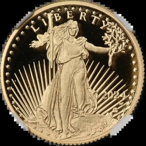 2024-W �S�[���h �A�����J���C�[�O�� 10�h�� NGC PF70 �E���g���J���I �G�h�}���h�E���C �I�[�g