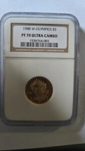 1988-W IsbN 5h 1/4IX v[tRC PF-70 EgJI NGC