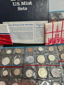 アメリカ造幣局の過去25年間の貨幣セット