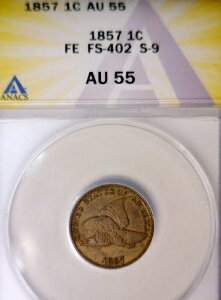 1857 �G���[ ANACS AU55 �t���C���O�C�[�O���Z���g���������n�[�t�R�C�� FS-402 S-9 �ƏՓ�