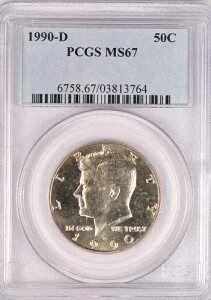 1990N D PlfB n[t_[ PCGS MS67 WFARC 50Zg