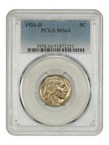 1926-D 5C PCGS MS64 - �o�b�t�@���[�j�b�P�� - �^�tD�~���g�o�b�t�@���[