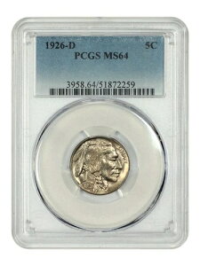 1926-D 5C PCGS MS64 - �o�b�t�@���[�j�b�P�� - �^�tD�~���g�o�b�t�@���[