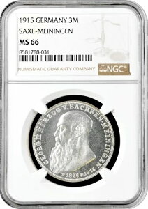 UNZ}CjQ 3}N 1915NANGC MS66AuQIN2̎v