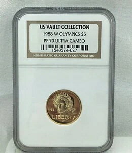 1988-W IsbN 5h 1/4IX v[tRC PF-70 EgJI NGC