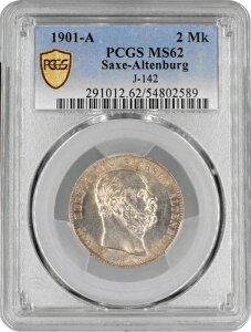 UNZ AeuN 2 }[N 1901 AAPCGS MS62AuGXg 2  (1853 - 1908)v