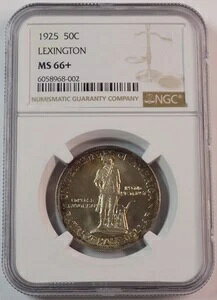 1925N 50Zg LVgLOn[th NGC MS 66+