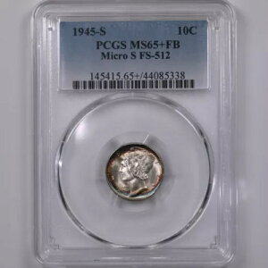1945-S }[L[ 10C PCGSF MS65+FB }CNS FS-512