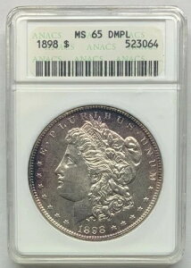 1898NK݁AI[hVo[A~XEoeBEwbhA$1 ANACS MS 65 DMPL