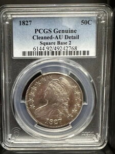 1827N P LbvhoXgn[th PCGS AU ڍ XNGAx[X 2 ɔ