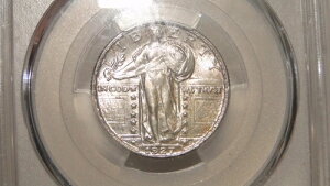 1927 PCGS MS65 FH �X�^���f�B���O ���o�e�B �N�H�[�^�[ - �󏭂ȑf���炵���t���w�b�h!! �g�[���̕��!!