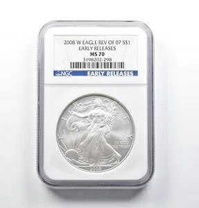 MS70 2008-W Rev Of 07 �A�����J���V���o�[�C�[�O�� ER NGC *4734