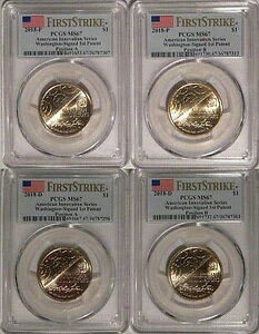 2018 P&DCmx[V VgB ς  $1 PCGS MS67 t@[XgXgCN A & B