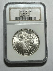 1881-CC �����K����� $1 NGC MS65 �󏭃L�[�f�[�g���O���[�h