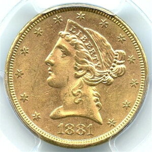 1881-S 5 hoeB n[t C[OAPCGS MS-63 CACAhŖ邢!