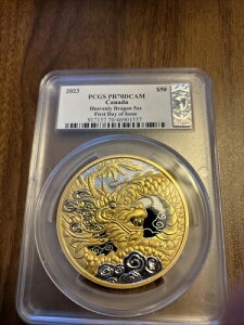 2023�N�J�i�_50�h����� �t���V�� PF70 PCGS �u�����g�T�C�� FDOI