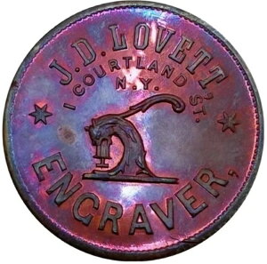 �i1860�j�j���[���[�N NY 496a�iSSR-7�jJ D Lovett�����Ə��l�g�[�N��