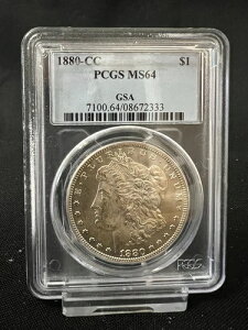 1880-CC $1 ���[�K����� PCGS MS64 - �t���X�e�B �u���X�g �z���C�g �W�F��!