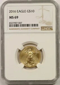 2016N S[hC[O 10h NGC MS 69 (NH[^[IX) 1/4IX 