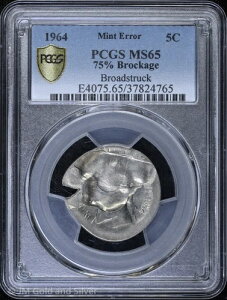 1964N 5C WFt@[\jbP PCGS MS 65 | ~gG[ 75% ubP[W u[hXgbN UNC BU