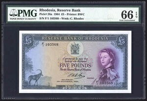 [fVA 5|h 1964N P26a PMG WF  66 EPQ