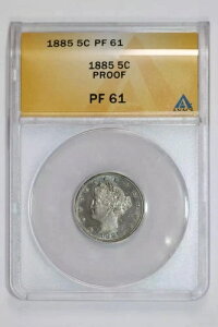 1885�N �v���[�t ���o�e�B V �j�b�P�� ANACS PR61