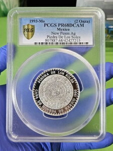 1993�N-�� ���L�V�R 2�I���X �V���o�[ �A�X�e�J �T���X�g�[�� PCGS PF68DCAM (�}�l�^���[�R�[���V���[�Y)