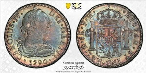 1790�N �J�����X4�� 8���A�� - PCGS AU50 - ���L�V�R - �������F��