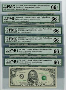 Fr. 2117-C $50 1969C �A�M������s�� 6���A�� DC-2650 66EPQ PMG