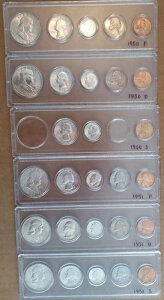 1950-1958 1 ZgA5 ZgA10 ZgA25 ZgA50 Zgd - ~ĝ悤ȃZbg - PADAS - !