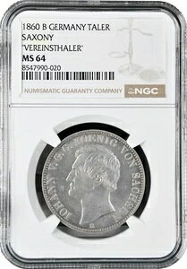 UNZ 1^[[ 1860 BANGC MS64Aun1i1854 - 1873jv|bv3/2