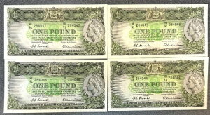 �I�[�X�g�����A 1953 1�|���h�A�N�[���Y/�E�B���\�� �R���Z�b�N �t�H�[ HB 91 284044 -7 UNC