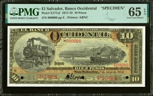 GToh 10 y\ W{ 1918 Pick-S177s2 GEM UNC PMG 65 EPQ