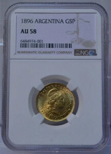 1896NA[` 5y\ / 1A[`NGC AU58 