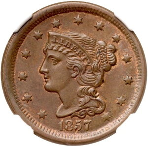 1857N N-4 R-1 NGC MS 64 BN Sm t ҂ݍ݃wA [WZgRC 1Zg