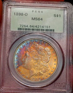 ���[�K�� �V���o�[�h�� 1898 O PCGS MS 64 �I�[���h�O���[���z���_�[ ���K�����X�^�[ ���C���{�[