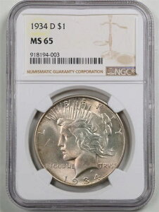 1934-D 1�h�����a��� MS65 NGC 918194-003