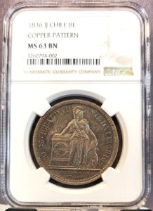 1836N ` 8GXN[h p^[ X^fBOoeB NGC MS 63 BN ɂ߂Ċ