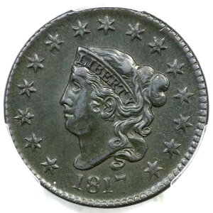 1817 N-16 PCGS AU �ڍ� 15 �X�^�[ �}�g�����܂��̓R���l�b�g�w�b�h ���[�W�Z���g�R�C�� 1 �Z���g