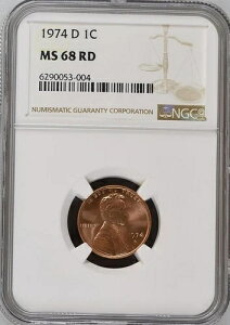 1974-D 1C RD J[LO 1Zg NGC MS68RD 6290053-004