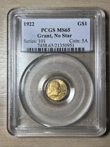 1922N 1h LOi Ȃ PCGS MS65