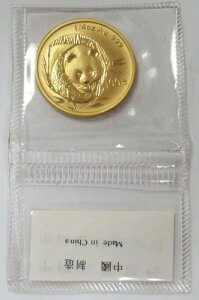 2003年 中国製 パンダ金貨 100元 1/4オンス 未開封 新品