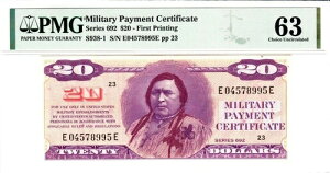 V[Y 692 $20 PMG 63 `CX - AO[h̏!!