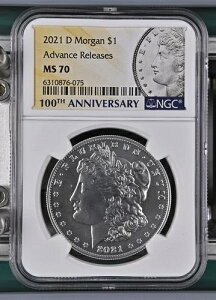 2021-D �����K�� �V���o�[ �_���[ NGC MS70 �A�h�o���X�����[�X �󏭂�1,759��