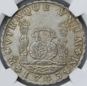 ���L�V�R �t�B���b�v V 8 ���A���X '�s���[�Y' 1743 Mo-MF NGC AU-55 ���L�V�R�V�e�B�����ǁAKM 103