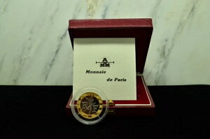 1988年 フランス 10フラン 金 銀 パラジウム バスティーユ記念品 箱付き COA
