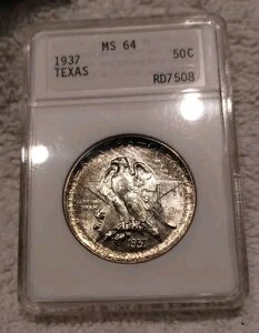 1937N 50Zg eLTX Vo[ LOn[th MS-64 I[h ANAz_[ ɏWF+