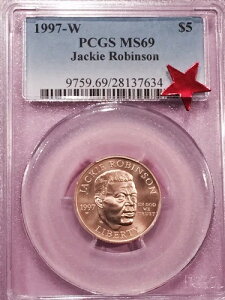 1997-W ~ �W���b�L�[�E���r���\���L�O ~ 5�h������ ~ PCGS MS 69 - ���s�����킸��5,174��